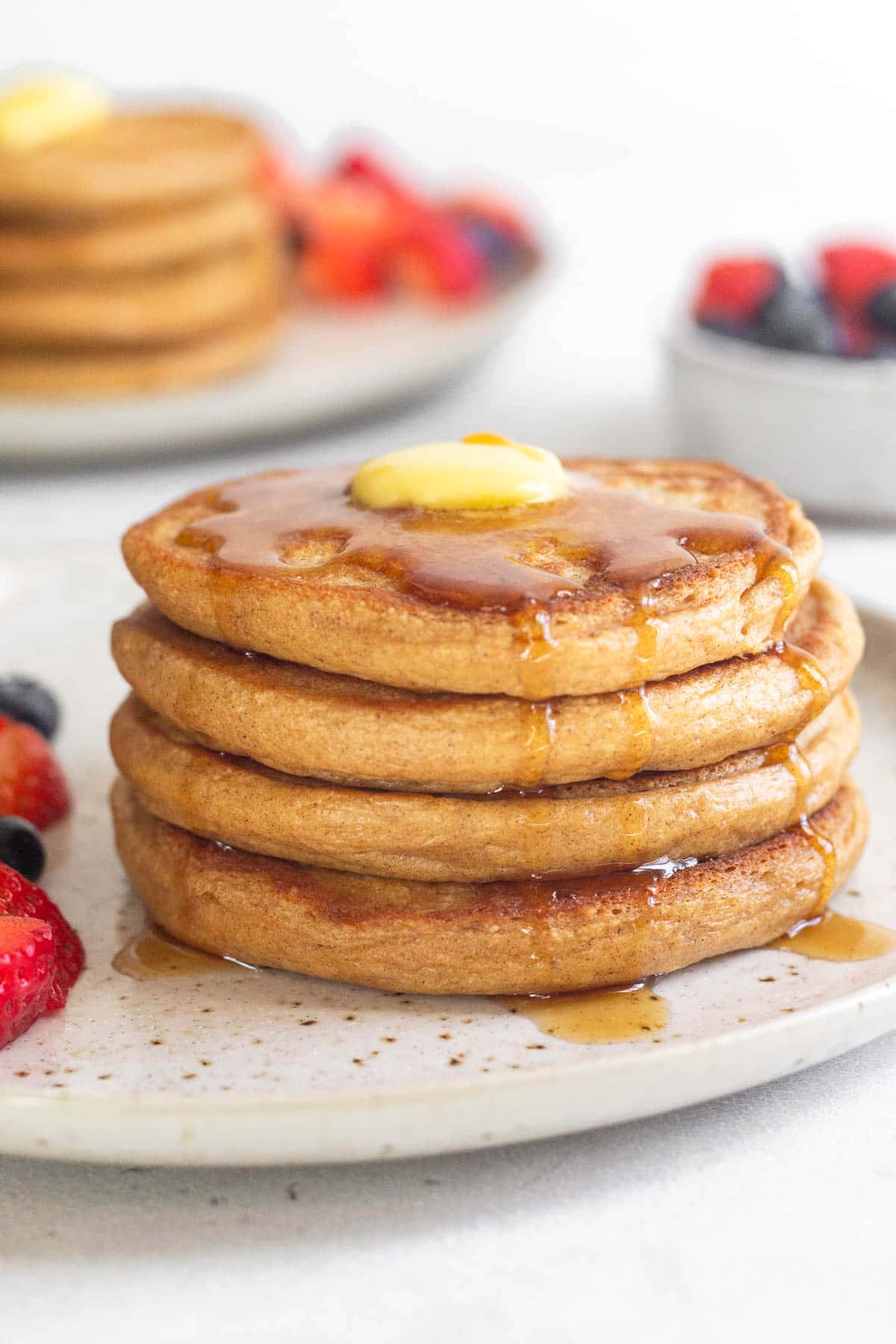 Easy Blender Cottage Cheese Pancakes: 25g Protein Breakfast